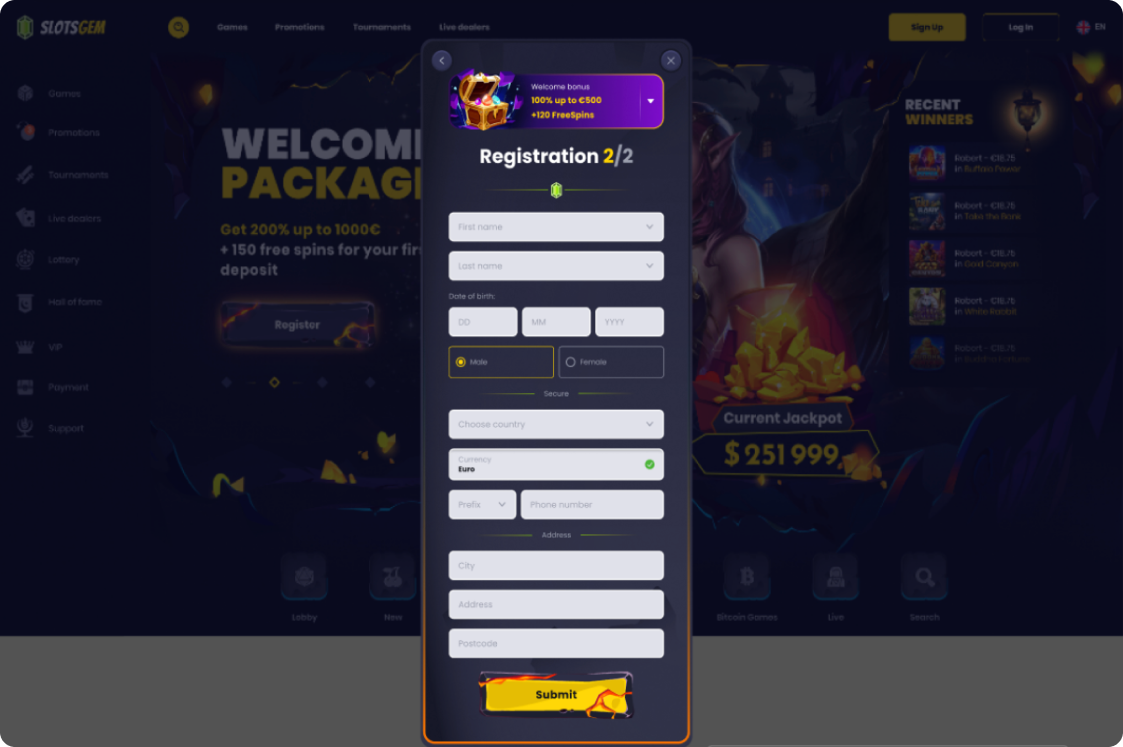 Steps for Logging into Your Account
