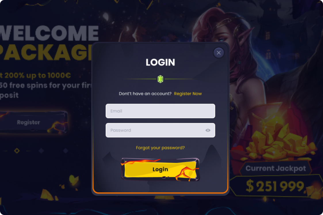 Steps for Logging into Your Account